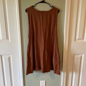 Free People Linen Trapeze Dress